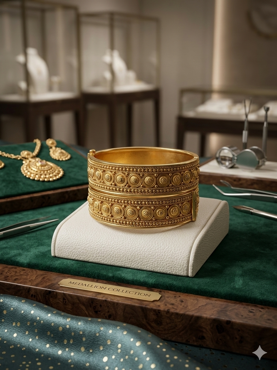 Heritage Gold Bangles